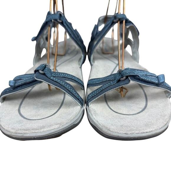 Eddie Bauer Womens Blue Hiking Sporty Summer Sandals Ankle Strap Shoes sz 11 - Picture 7 of 16